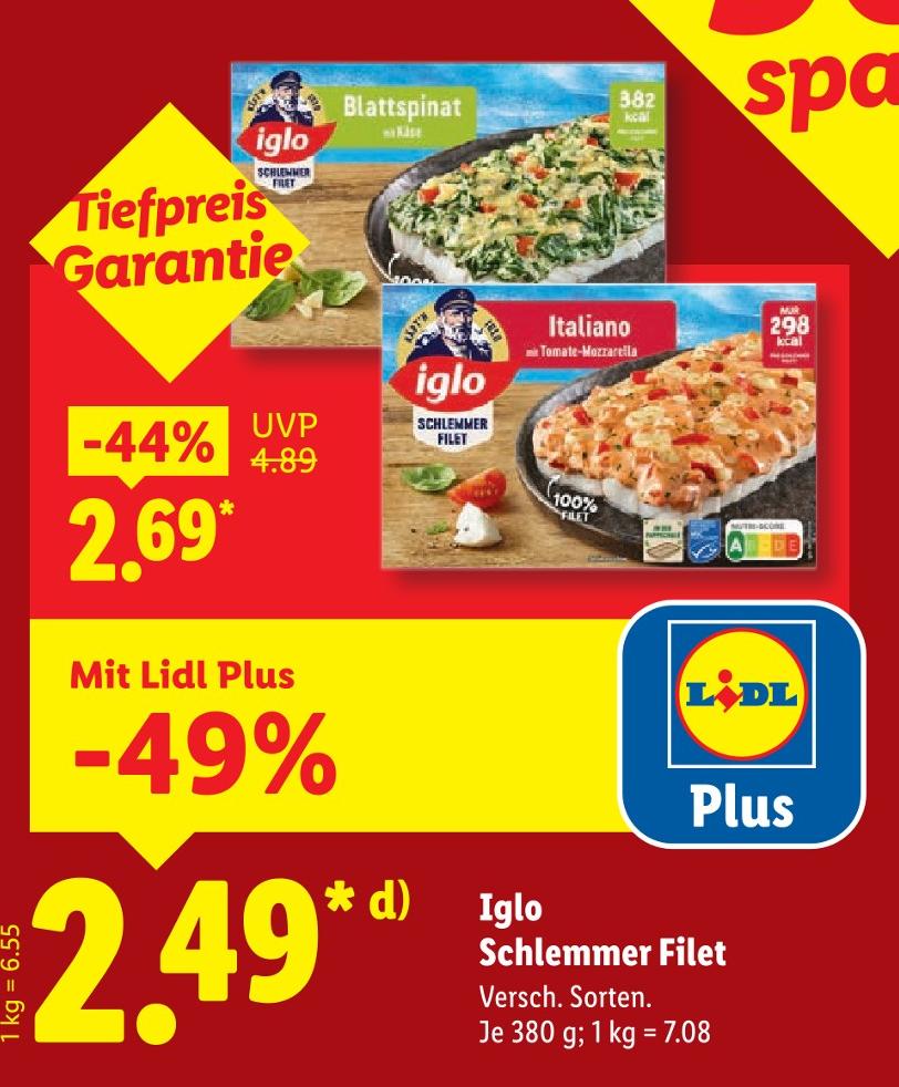 Schlemmer Filet Blattspinat