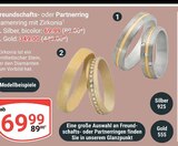 Freundschafts- oder Partnerring Silber bicolor Angebote bei GLOBUS Altenburg für 69,99 €