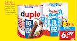 Duplo oder Kinder Riegel bei Netto Marken-Discount im Bad Rodach Prospekt für 6,49 €