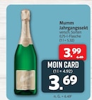 Jahrgangssekt im Angebot bei Markant Nordwest in Wilhelmshaven Jahrgangssekt Angebote von Mumm bei Markant Nordwest Wilhelmshaven für 3,69 €