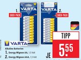 Energy Mignon AA im Angebot bei Marktkauf in Göppingen Energy Mignon AA Angebote von Varta bei Marktkauf Göppingen für 5,55 €