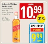 Red Label Angebote von Johnnie Walker bei WEZ Minden für 9,99 €