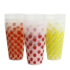 Lot de 3 gobelets Eco-cup 33 cl décorés - CARREFOUR HOME - Carrefour Market à Montélimar Lot de 3 gobelets Eco-cup 33 cl décorés - CARREFOUR HOME en promo chez Carrefour Market Montélimar à 2,99 €
