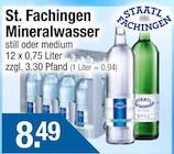 Mineralwasser von Staatl. Fachingen im aktuellen Getränke City Prospekt für 8,49 €