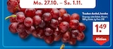 Aktuelle Weintrauben Angebote bei ALDI SÜD in Nürnberg Aktuelles Trauben dunkel, kernlos Angebot bei ALDI SÜD in Nürnberg ab 1,49 €