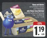 Rama mit Butter Angebote von Rama bei E center Bamberg für 1,19 €