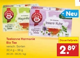 Bio Tee Angebote von Teekanne Harmonie bei Netto Marken-Discount Düsseldorf für 2,89 €