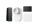 Smart-Lock-System Ultra Bundle weiß, Keypad Touch, Hub Mini - Geldbörsen Finder Elektronisches Türschloss, Weiß von SWITCHBOT im aktuellen MediaMarkt Saturn Prospekt für 199,00 €
