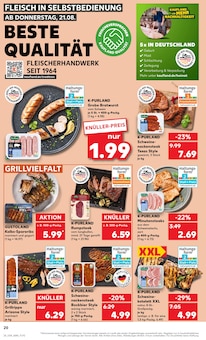 Grillfleisch im aktuellen Kaufland Prospekt (Lübeck) Grillfleisch im Kaufland Prospekt "Aktuelle Angebote" mit 52 Seiten (Lübeck)