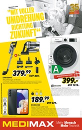 MEDIMAX Prospekt "Top Angebote", 8 Seiten, 29.09.2023 - 29.09.2023 Aktueller MEDIMAX Prospekt, "Top Angebote", mit Angeboten der Woche, gültig von 29.09.2023 bis 29.09.2023