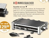 Rommelsbacher im V-Markt Prospekt Raclette RCC1500 von Rommelsbacher im aktuellen V-Markt Prospekt für 129,00 €