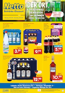 Netto Marken-Discount Prospekt DER ORT, AN DEM DU IMMER AUSGEZEICHNETE PREISE FINDEST. mit 2 Seiten