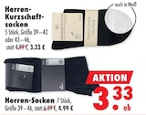 Herren-Kurzschaftsocken im aktuellen Mäc-Geiz Prospekt