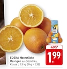 EDEKA Sternenfels - Herzstücke Orangen Angebot im Prospekt Herzstücke Orangen bei EDEKA im Sternenfels Prospekt für 1,99 €
