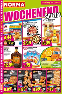 Pizza im Norma Prospekt "Mehr fürs Geld" mit 20 Seiten (Potsdam)