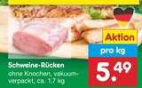 Schweine-Rücken Angebot in Breidenbach Schweine-Rücken im aktuellen Prospekt bei Netto Marken-Discount in Breidenbach
