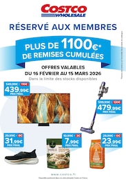 Prospectus Costco à Quincy-sous-Sénart, "PLUS DE 1100€* DE REMISES CUMULÉES", 19 pages, 16/02/2026 - 15/03/2026