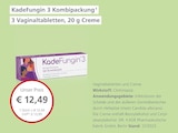 LINDA Partnerapotheke - KadeFungin 3 Kombipackung Angebot im Prospekt KadeFungin 3 Kombipackung bei LINDA Partnerapotheke im Prospekt "" für 10,99 €