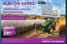 Landwirtschafts-simulator 2019 Platinum Edition bei ALDI Nord in Mülheim Landwirtschafts-simulator 2019 Platinum Edition im Angebot bei ALDI Nord Mülheim für 29,99 €