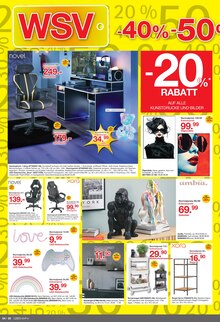 Bürostuhl im aktuellen Möbelzentrum Pforzheim Prospekt (Heilbronn) Bürostuhl im Möbelzentrum Pforzheim Prospekt "WSV" mit 12 Seiten (Heilbronn)