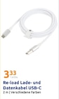 Lade- und Datenkabel USB-C von Re-load für 3,33 € bei Action im Angebot Lade- und Datenkabel USB-C von Re-load im aktuellen Action Prospekt