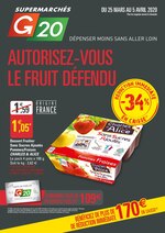 Catalogue G20 "Autorisez-vous le fruit défendu", 20 pages, à L'Isle-Adam, 25/03/2020 - 05/04/2020 Prospectus G20 "Autorisez-vous le fruit défendu", 20 pages, à L'Isle-Adam, 25/03/2020 - 05/04/2020