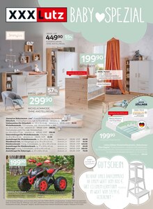 Aktueller XXXLutz Möbelhäuser Prospekt XXXLutz Möbelhäuser Prospekt "BABY SPEZIAL" mit 8 Seiten