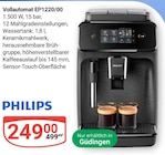 Vollautomat EP1220/00 von PHILIPS für 249,00 € bei GLOBUS im Angebot Vollautomat EP1220/00 von PHILIPS im aktuellen GLOBUS Prospekt