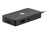 Surface USB-C Travel Hub Dockingstation, Schwarz Angebote von MICROSOFT bei MediaMarkt Saturn Osnabrück für 84,99 €