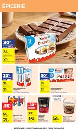 Promos Kinder dans le catalogue "Carrefour" de Carrefour Kinder en promo dans le catalogue Carrefour à la page 58