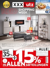 Aktueller XXXLutz Möbelhäuser Prospekt mit Kamin, "RED SHOPPING WEEK", Seite 1