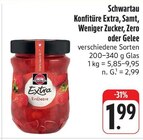 nah und gut - Konfitüre Extra, Samt, Weniger Zucker, Zero oder Gelee Angebot im Prospekt Konfitüre Extra, Samt, Weniger Zucker, Zero oder Gelee bei nah und gut im Prospekt "" für 1,99 €