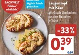 Laugenzopf mit Käse  im aktuellen ALDI SÜD Prospekt für 0,39 €