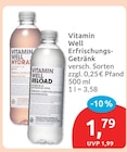 Hydrate von Vitamin Well für 1,79 € bei budni im Angebot Hydrate von Vitamin Well im aktuellen budni Prospekt