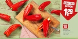 Rote Spitzpaprika von REWE Beste Wahl für 1,29 € bei REWE im Angebot Rote Spitzpaprika von REWE Beste Wahl im aktuellen REWE Prospekt