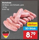 Aktuelle Bratwurst Angebote bei Netto Marken-Discount in Remscheid Aktuelles Bratwürste Angebot bei Netto Marken-Discount in Remscheid ab 8,79 €