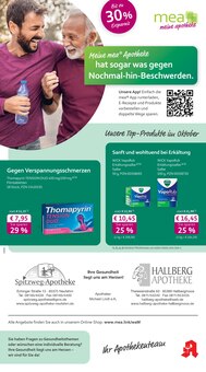 Aktueller mea - meine apotheke Prospekt (Hallbergmoos, 4 Seiten zum blättern mea - meine apotheke Prospekt Unsere September-Angebote mit 4 Seiten