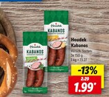 Kabanos von Houdek für 1,99 € bei Lidl im Angebot Kabanos von Houdek im aktuellen Lidl Prospekt