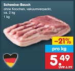 Aktuelle Schweinefleisch Angebote bei Netto Marken-Discount in Leipzig Aktuelles Schweine-Bauch Angebot bei Netto Marken-Discount in Leipzig ab 5,49 €