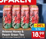 Honey & Peach Green Tea von Arizona im aktuellen Netto Marken-Discount Prospekt für 18,99 €
