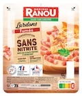 Lardons Fumés Conservation Sans Nitrite et Sans OGM - MONIQUE RANOU à 1,12 € dans le catalogue Intermarché Hyper