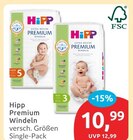 Premium Windeln Größe 5 Angebote von HiPP bei budni Pinneberg für 10,99 €