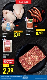 Saucisse Angebote im Prospekt "Offres Flash !" von Lidl auf Seite 7