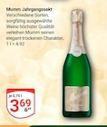 Jahrgangssekt Angebote von Mumm bei GLOBUS Halle für 3,69 €