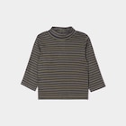 Sous-pull col roulé boutonné coton vert kaki bébé garçon dans le catalogue La Halle