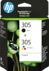 Cartouches d'encre 305 - HP - Bureau Vallée à Cannes Cartouches d'encre 305 - HP en promo chez Bureau Vallée Cannes à 20,99 €