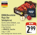 Herzstücke Magic Star Tafeläpfel rot Angebote von EDEKA bei EDEKA Bamberg für 2,99 €