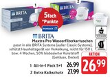 Maxtra Pro Wasserfilterkartuschen All-in-1 Pack 5+1 Angebote von Brita bei E center Filderstadt für 26,99 €