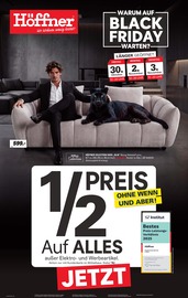 Aktueller Höffner Prospekt mit Couch, "WARUM AUF BLACK FRIDAY WARTEN?", Seite 1