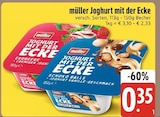 Joghurt mit der Ecke Erdbeere im Angebot bei E xpress in Augsburg Joghurt mit der Ecke Erdbeere Angebote von müller bei E xpress Augsburg für 0,35 €